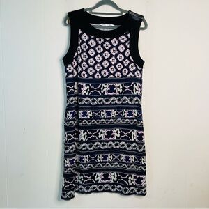 Diane Von Furstenberg Patterned Silk Sheath Dress